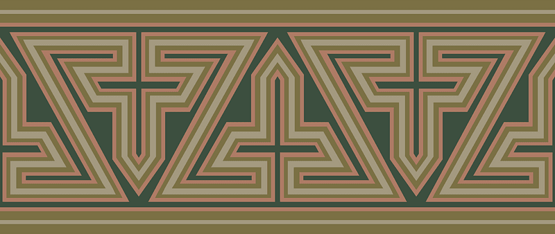 Arabesques. Assengered Wood Compartments and Edges