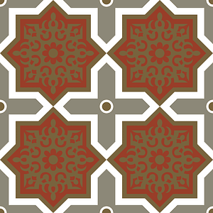 House called Beyt el-Tchelebey specimen of the ceilings (18th century)