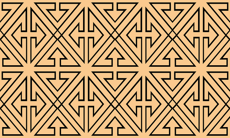 Linear decorations on various private buildings in Cairo