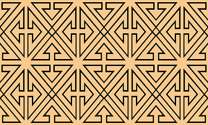 Linear decorations on various private buildings in Cairo