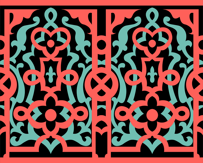 Mosque of Qaytbay ornamentation of doors and cupboards (15th century)