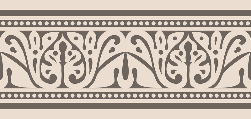 Arabesques mosque of Ahmed-ibn-Touloun. Details of ornamentation (9th century)