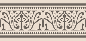 Arabesques mosque of Ahmed-ibn-Touloun. Details of ornamentation (9th century)