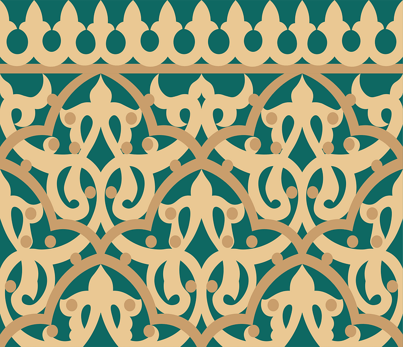 Stone latticework and other sculptural ornaments from the Mosque of Mahammed ge Woolli at Cairo