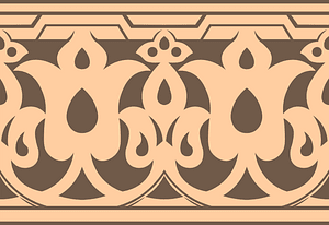 Stucco decorations from the el Mas mosque in Cairo