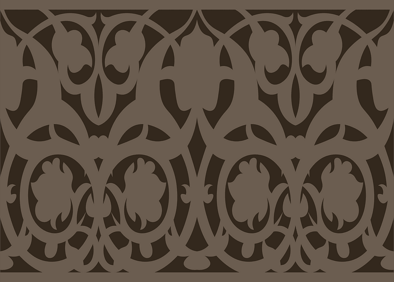 Arabesques Gama el-Seydeh Zeynab chemsah or openwork plaster window (14th century)