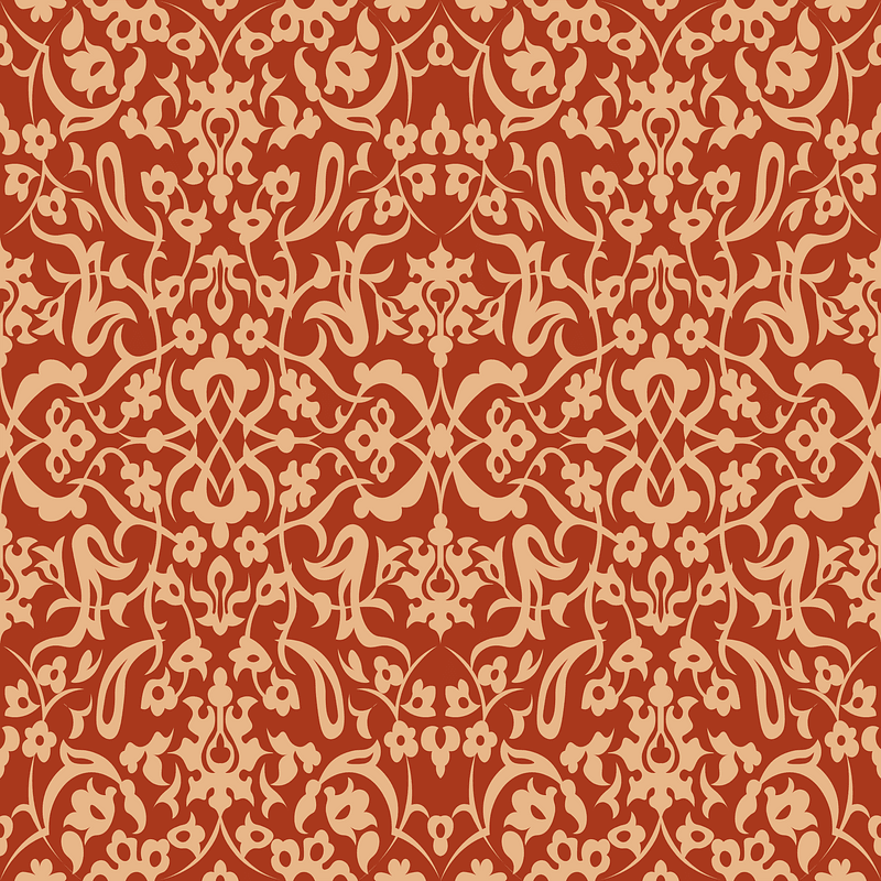 Arabesque applications of paper cut-outs (end of the 18th century)