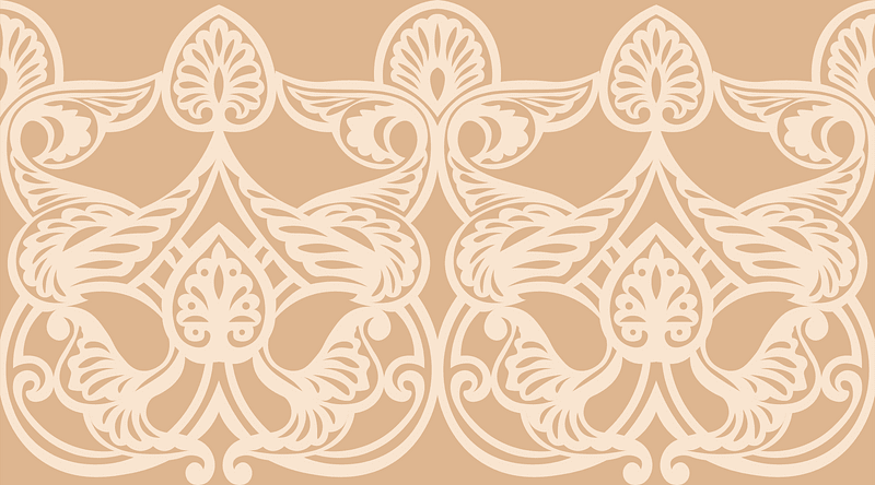 Wall surface worked in stucco from the mosque of Sultan Mammammed en Nasser in Cairo