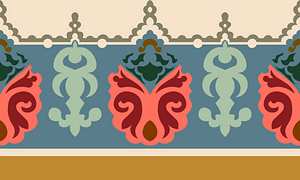 Ornament from the Quran from the tomb of Sultan el-Huri (15th-16th centuries)