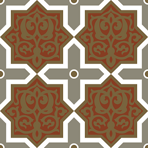 House called Beyt el-Tchelebey specimen of the ceilings (18th century)