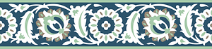 Arabesque wall tiles Tekje of the Derwiches (17th century)