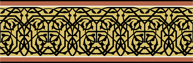 Arabesques mosque of El-Bordeyny arabesques of the small ceilings
