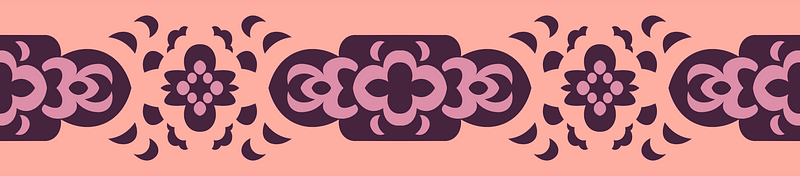 Arabesques fragment of a fabric preserved in the church of Nivelles (14th century)