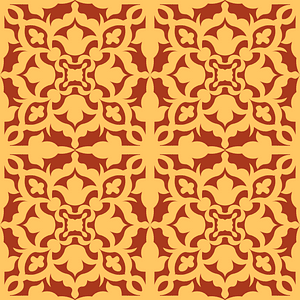 Arabesque applications of paper cut-outs (end of the 18th century)