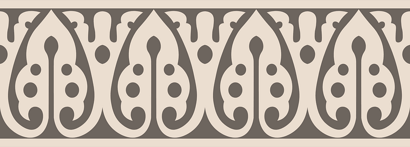 Arabesques mosque of Ahmed-ibn-Touloun. Details of ornamentation (9th century)