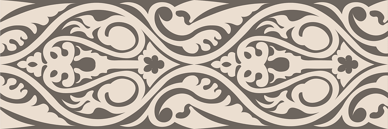 Arabesques mosque of Ahmed-ibn-Touloun. Details of ornamentation (9th century)