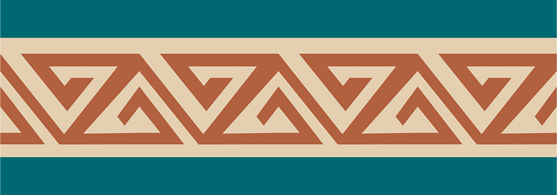 Arabesques tympanum and border of an arcade in enamelled earthenware (17th century)