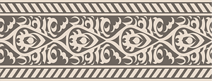 Arabesques mosque of Ahmed-ibn-Touloun. Details of ornamentation (9th century)