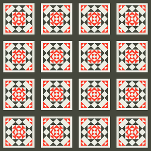 Assembly of mosaics. Fragments of coatings & various pavements (from the 15th to the 18th century)