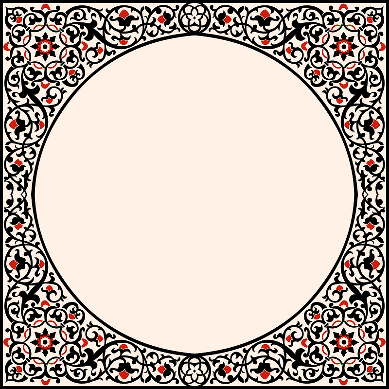 Arabesques. Stucco inlays on white marble (from the 16th century to the 18th century.)