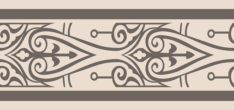 Arabesques mosque of Ahmed-ibn-Touloun. Details of ornamentation (9th century)