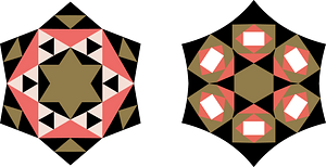 Mosaic decorations from the Cathedral of Monreale