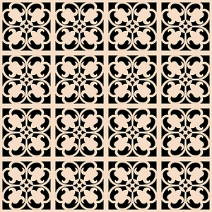 Marble mosaic in the floor of the church of San Miniato al monte near Florence