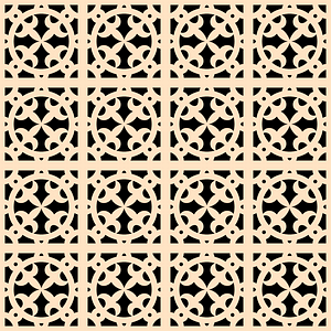 Marble mosaic in the floor of the church of San Miniato al monte near Florence