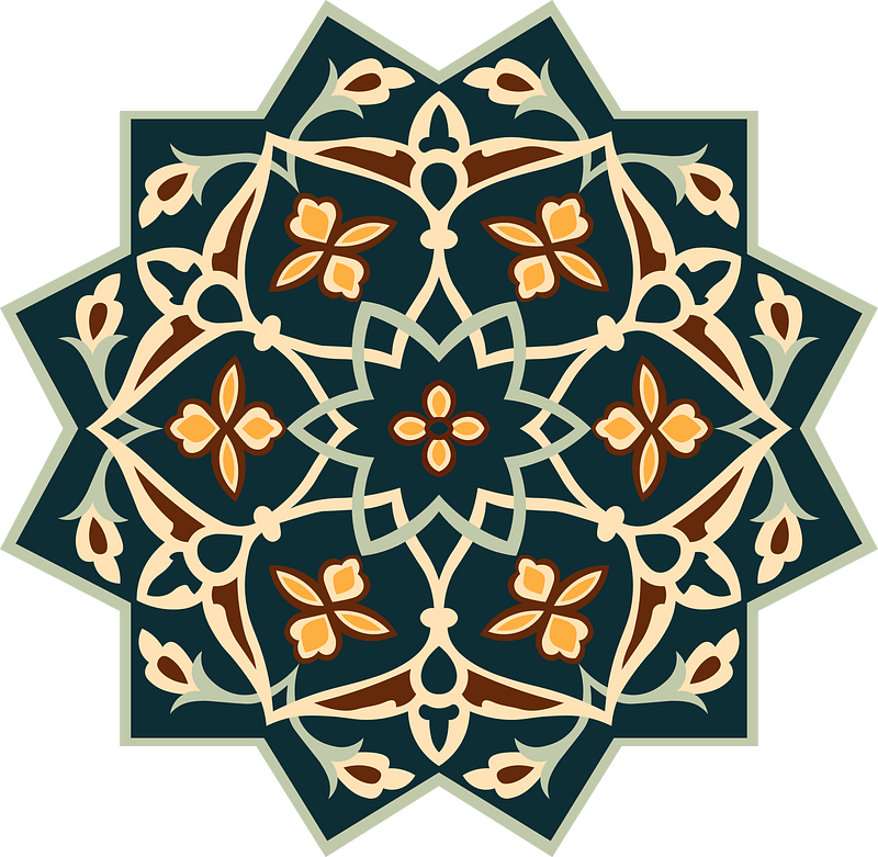 Tile design from the Afghanistan