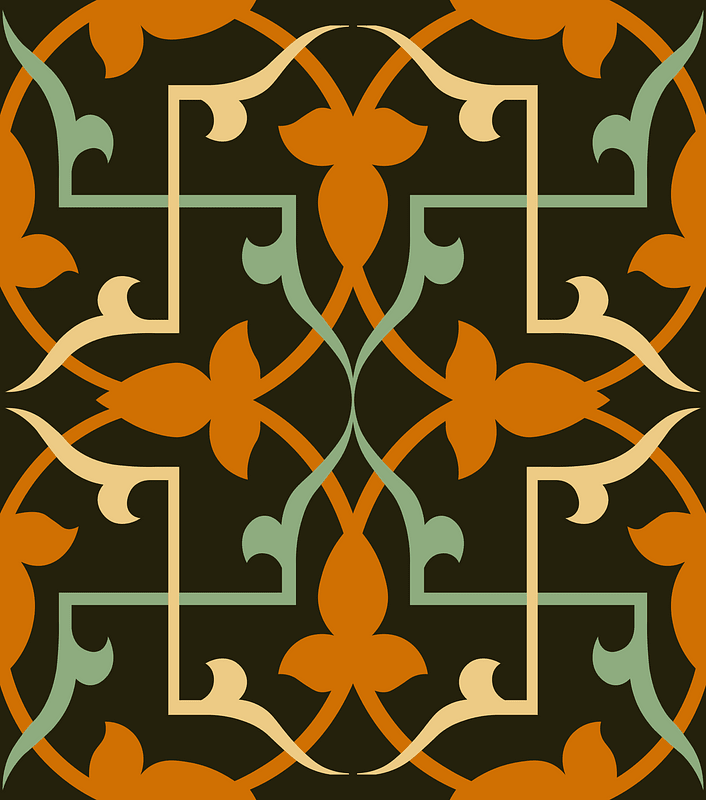 Tile design from the Afghanistan