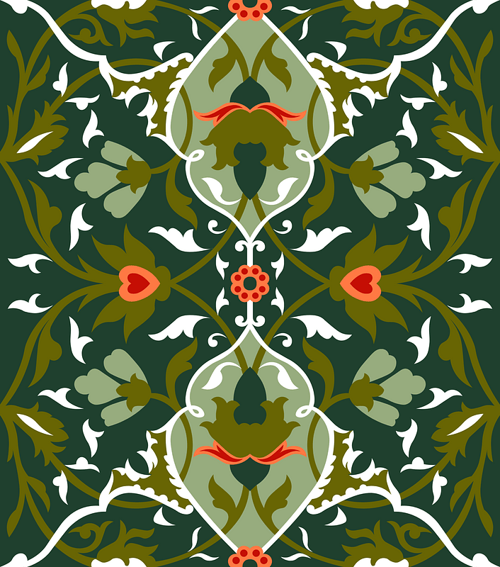 Tile design from the Afghanistan