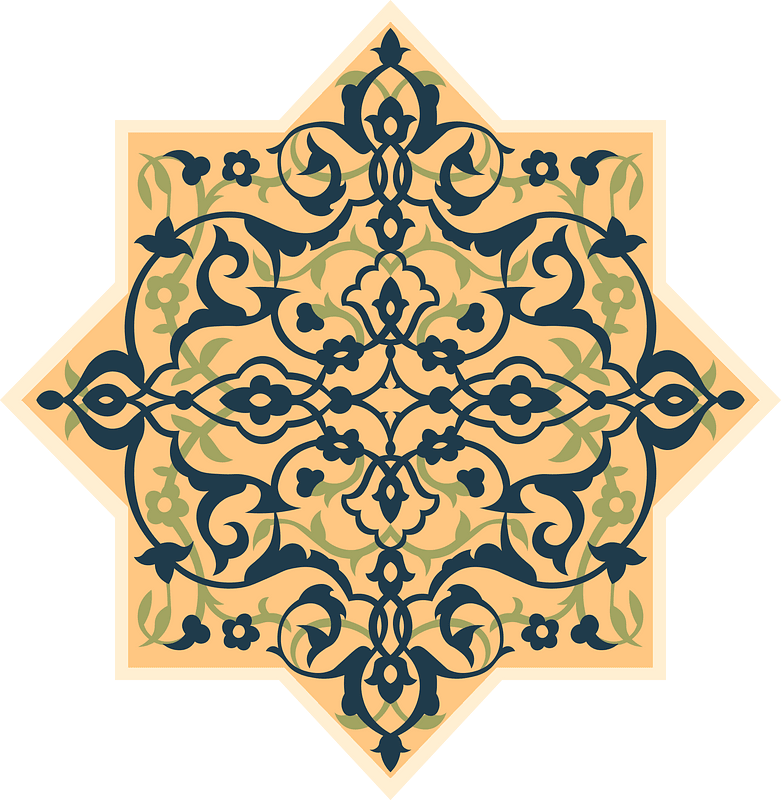 Tile design from the Afghanistan