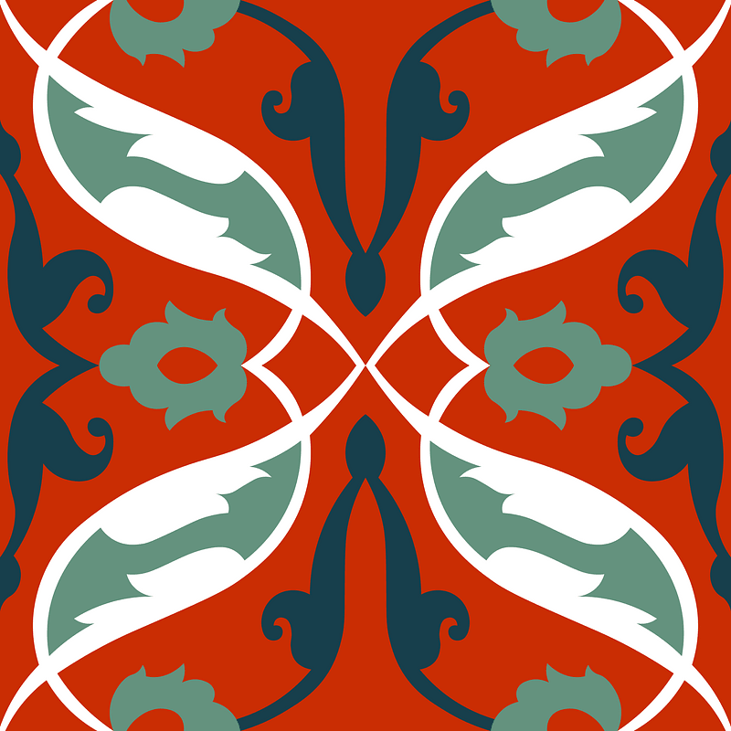 Tile design from the Afghanistan