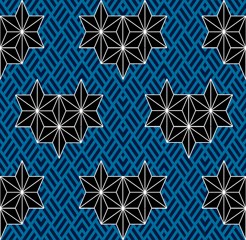 Chinese and Japanese pattern