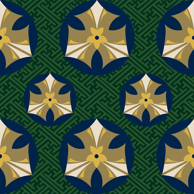 Chinese and Japanese pattern