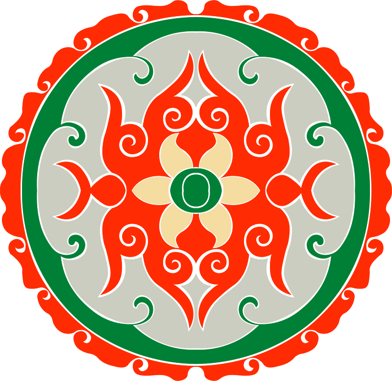 Chinese and Japanese pattern
