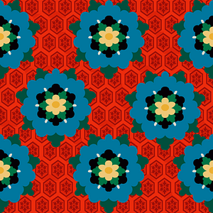 Chinese and Japanese pattern