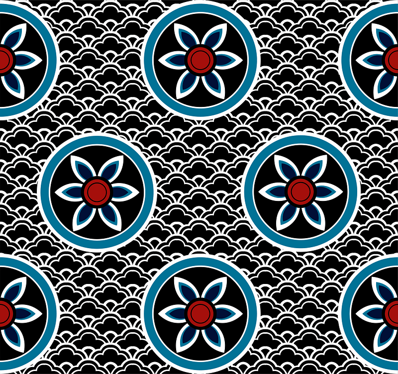 Chinese and Japanese pattern