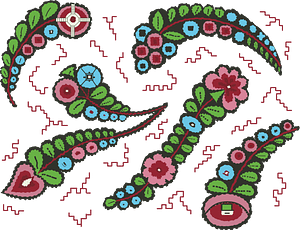 Stylized ferns