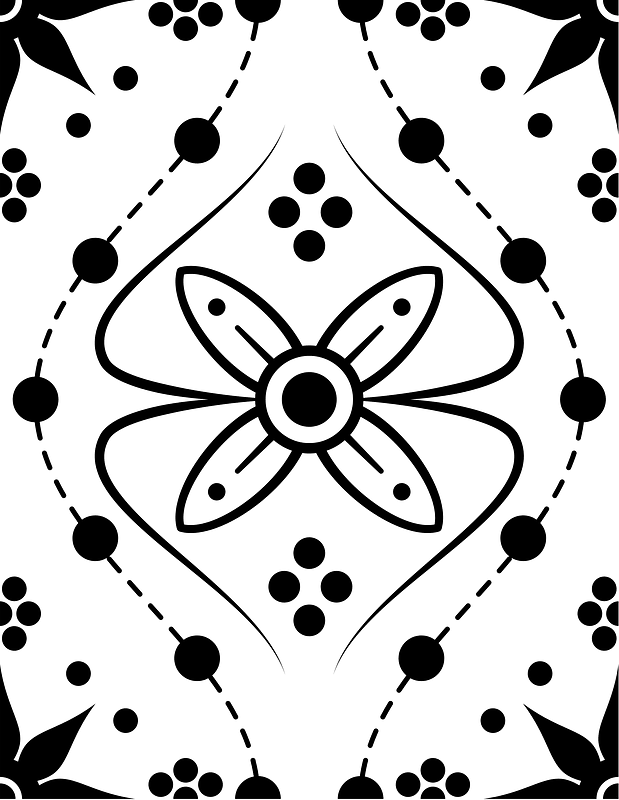 Malay batik pattern - Sekalianan