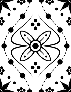 Malay batik pattern - Sekalianan