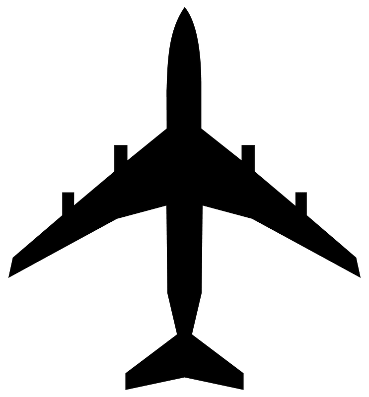 Avion silhouette
