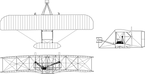 Wright Flyer 1903 3-view
