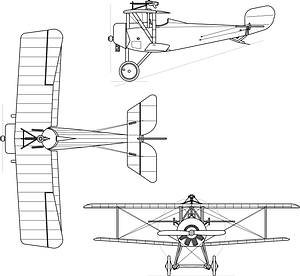 Nieuport 16 3-view