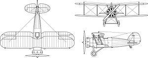 Gloster Gauntlet 3-view