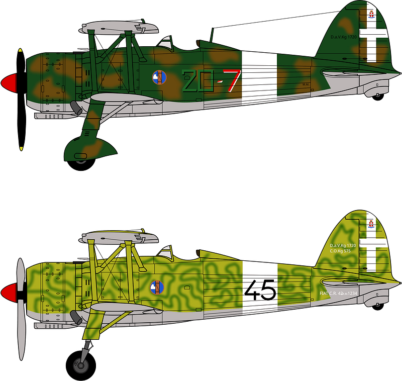 Fiat C.R.42 Falco profiles
