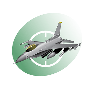 F16 Flight Icon green