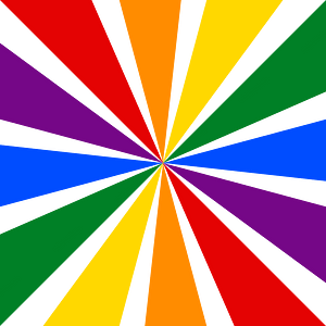 Rainbow Starburst pattern 04