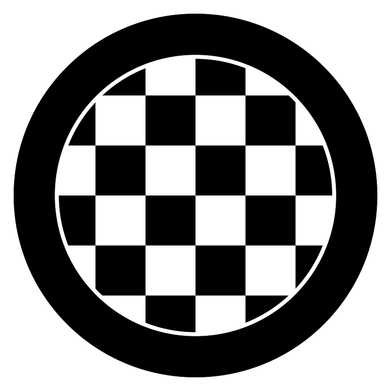 Japanese crest Maru ni Takanashi(White background)