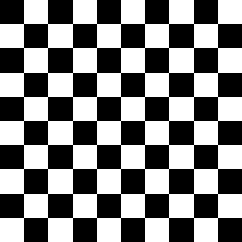 10x10 checkered board